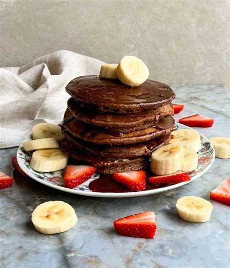 Perfect Chocolate Protein Pancakes Vivacious Gourmet