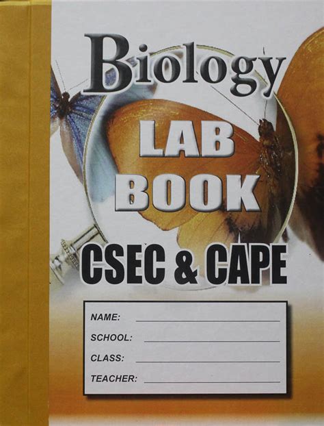 Biology Csec And Cape Lab Book Tccu Bookstore And Outlet