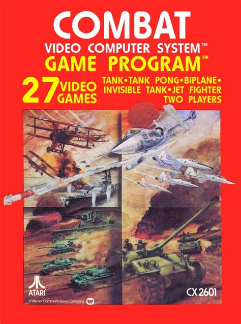 Combat Game For The Atari 2600 Retro Games Now