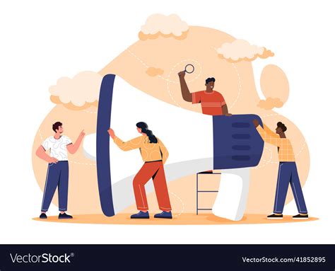 Business Promotion Concept Royalty Free Vector Image
