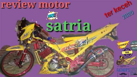 Modifikasi satria 2 tak ini diulas oleh theywa mahendra putra vlogger bali. Motor satria modifikasi - YouTube