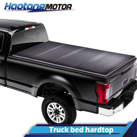 8ft Quad 4 Fold Truck Bed Tonneau Cover Fit For 99 17 F250 F350 F450