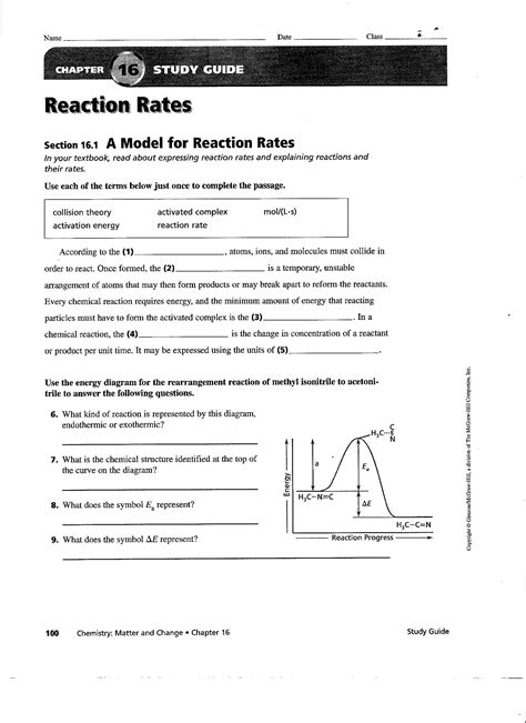 Https://wstravely.com/worksheet/reaction Rates Worksheet Answers