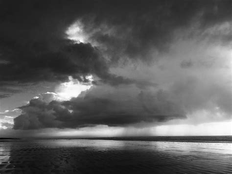 Pendine Sands Landscape Severe Weather Clouds
