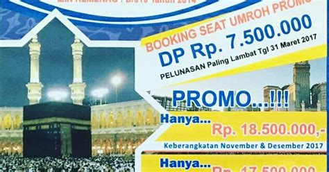 Harga Promo Umroh 2017 And 2018 Pt Atm Di Banjarmasin Marketing Umrah