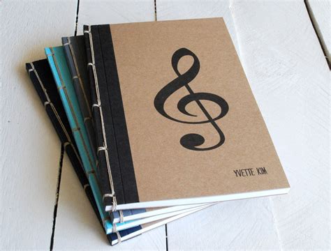 Personalized Music Journal Choose Your Own Binding Etsy Music