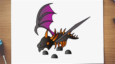 Roblox Adopt Me Shadow Dragon Drawing - Roblox Arsenal Red Panda