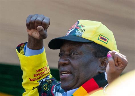 Zimbabwe Election Results Latest ‘fake Poll Row As President Emmerson Mnangagwa Pledges New