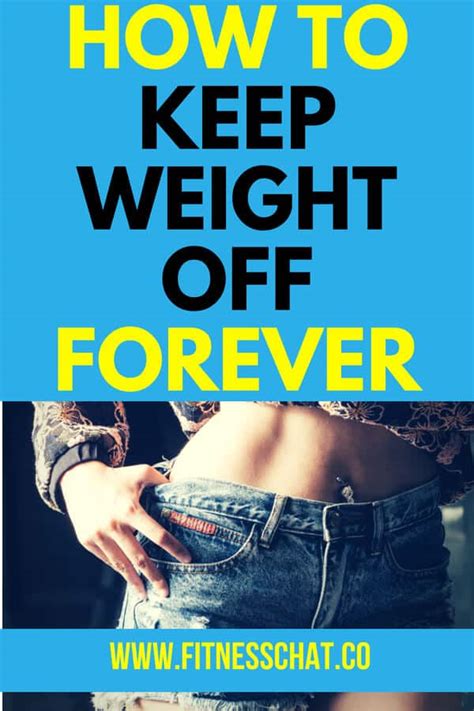 How To Maintain Weight Forever