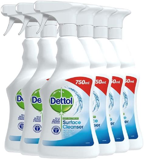 Buy Dettol Antibacterial Bulk Surface Cleaning Spray 750 Ml Pack Of 6