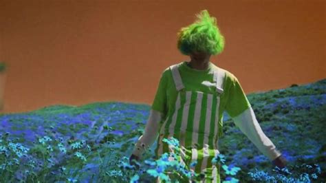 Green And White Striped Overall Worn By Jumex In Billie Eilish Music