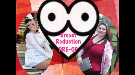 Breast Reduction Pre Op Youtube