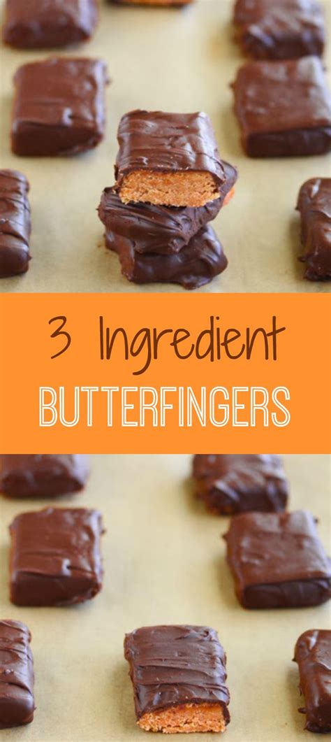 Homemade Butterfingers 3 Ingredient Recipe Kirbies Cravings