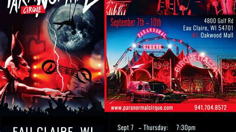 Win A Pair Of Tickets To Paranormal Cirque Sept 7 Show