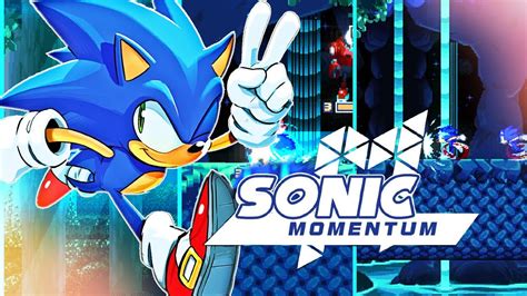 A Dope New 2d Sonic Fan Game Sonic Momentum Sage 2021 Youtube