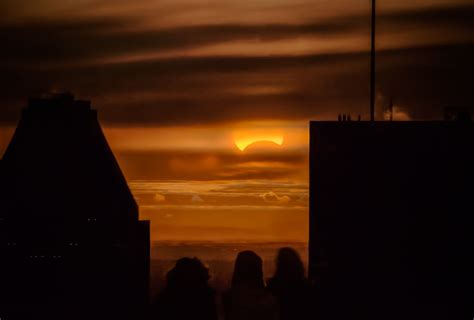 Annular Solar Eclipse In Montreal