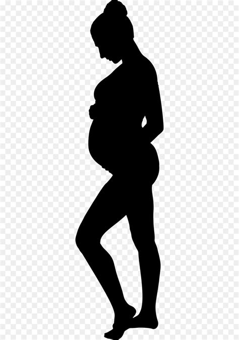 Pregnancy Woman Ovulation Clip Art Silhouette Of Pregnant Woman
