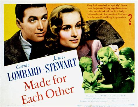 Carole Lombard Stars In Made For Each Other 1939