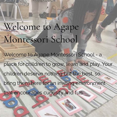 Agape Montessori School El Monte Ca