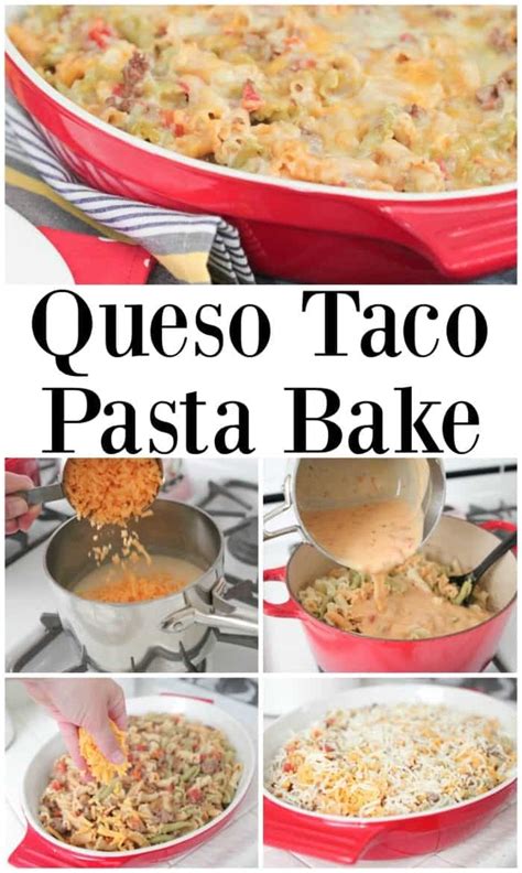 Maybe you would like to learn more about one of these? Queso Taco Pasta Bake | Cheesy Beef Casserole Recipe