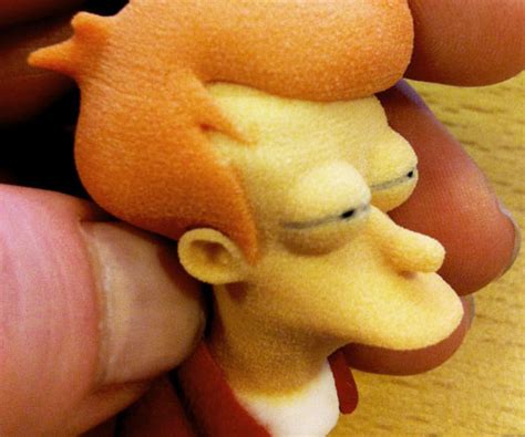 3d Printed Futurama Fry Figurine