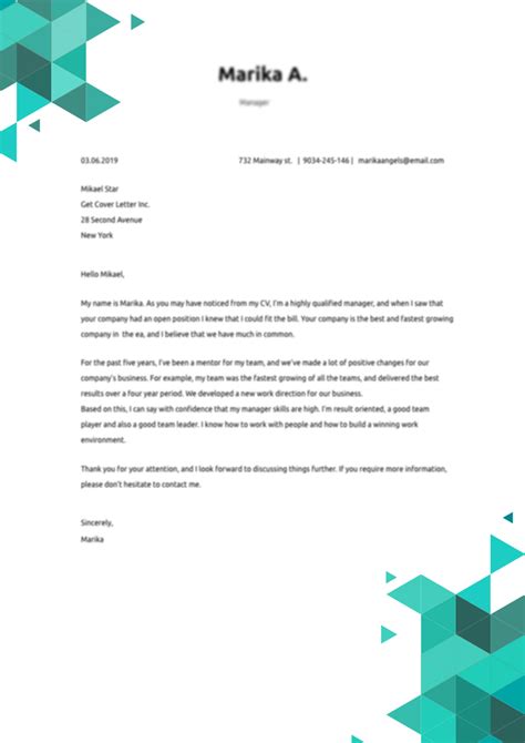 Graphic Designer Cover Letter Sample And Template 2020 Getcoverletter