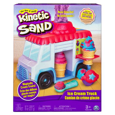Kinetic Sand Ice Cream Truck With 8oz Of Kinetic Sand