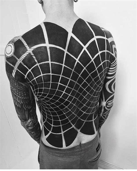Full Back Tattoo Blackwork Geometry Best Tattoo Ideas Gallery
