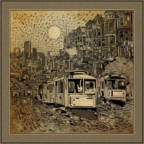 Is a professional san francisco painting contractor that provides interior and exterior painting services for homeowners. San Francisco Cityscape Vintage Painting by Bekim Art
