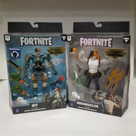 Fortnite Legendary Series Brawlers Kit And Meowscles Lot Jazwares 7” Inch 2021 £71 19 Picclick Uk