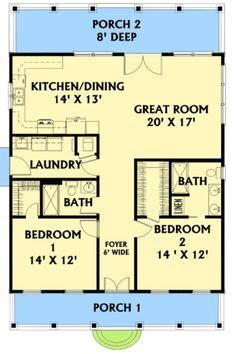 Whereas traditional floor plans are divided by interior walls, the lack of walls in open designs creates a visually larger space, and more of it can be used at any given time because it is very flexible. 30 X 40 Floorplan | Tiny house plans, Small house plans, How to plan