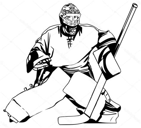 Goalie Coloring Pages Coloring Pages