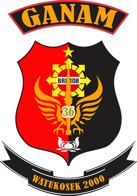 Ganam Brimob Polri Berbagi Logo