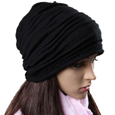 Typically, the knit cap is of simple, tapering constructions, though many variants exist. Unisex Men Women Winter Hat Baggy Beanie Knit Crochet Ski ...