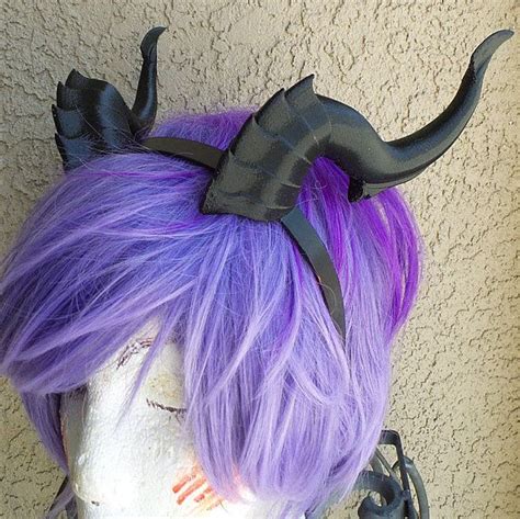 Deanerys Dragon Inspired 3d Printed Horns On Headband Diy Etsy In