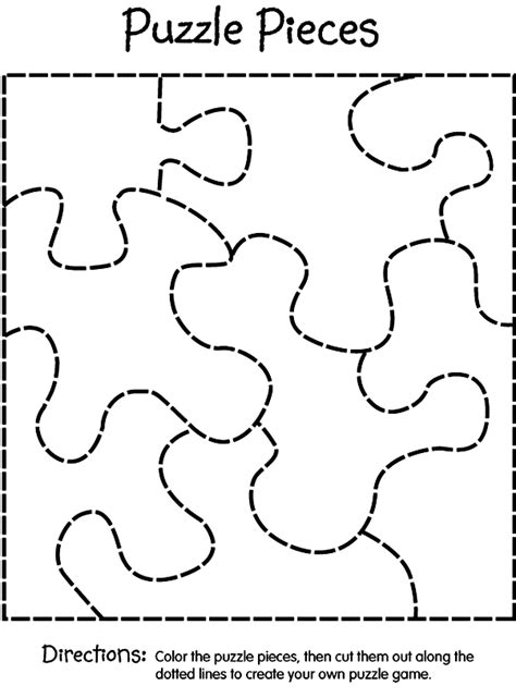 I inserted some notes pages so this may be your bible study journal for the week. Puzzle Pieces on crayola.com | Puzzle piece crafts, Autism ...