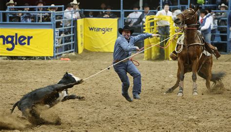 Durfey Wins Round In Tie Down Roping The Spokesman Review