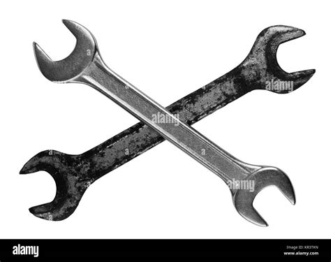 Pair Of Wrenches Stock Photo Alamy