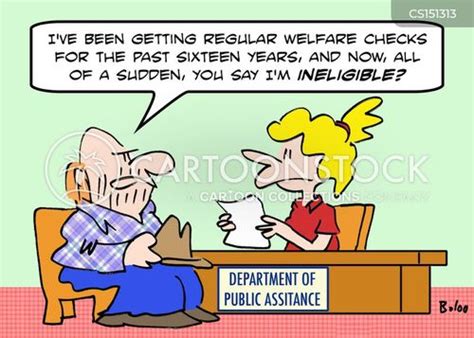 Welfare Check Cartoons And Comics Funny Pictures From Cartoonstock