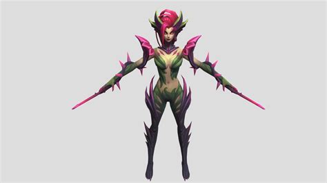 League Of Legends Zyra Download Free 3d Model By 1fenil E69ede6