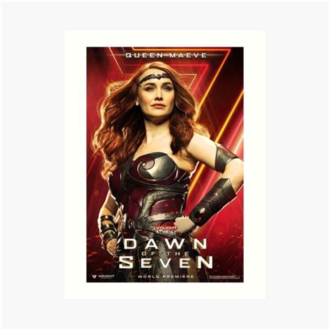 Queen Maeve Dawn Of The Seven Movie Poster The Boys Art Print For