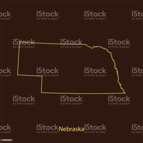 Nebraska Map Stock Illustration Download Image Now Istock