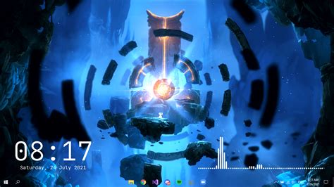 First Rainmeter Setup Tried To Keep It Clean And Simple Rrainmeter
