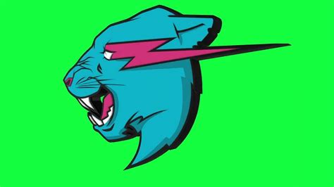 Mr Beast Green Screen Logo Loop Chroma Animation Youtube
