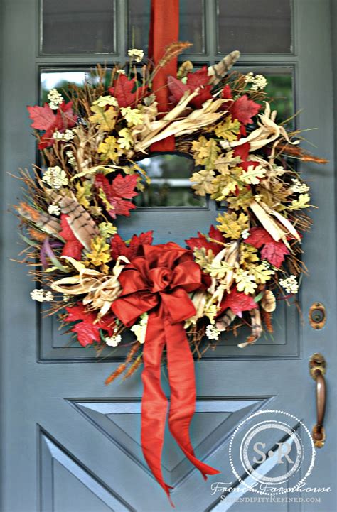 Serendipity Refined Blog Red Yellow And Gray Fall Porch Decor