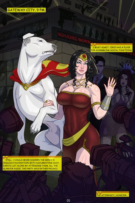 Wonder Woman Krypto Fanpage By Theamphioxus Hentai Foundry Sexiezpicz
