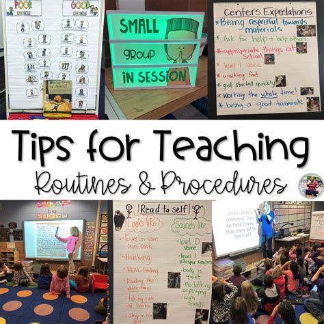 Teaching Rules Routines And Procedures Sweet N Sauer Firsties