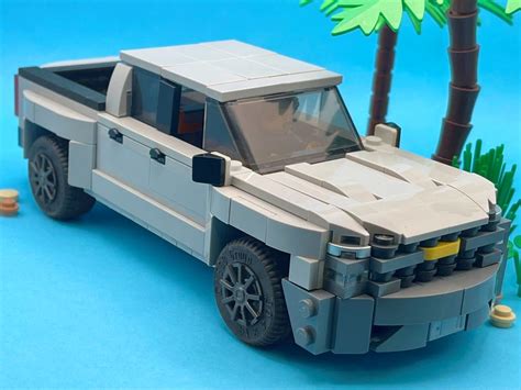 Lego Moc Chevrolet Silverado Light Bluish Gray By Ibrickeditup