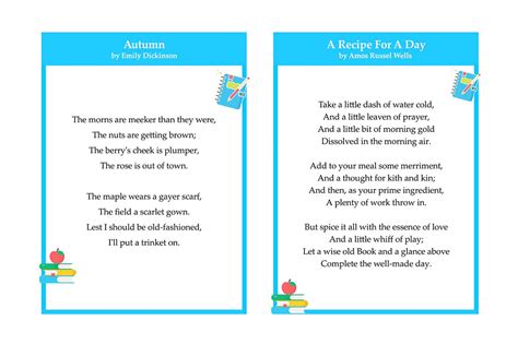 Poems For Kids In English For Class 3