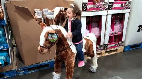 Eliana on horse @ Costco 9.19.14 - YouTube